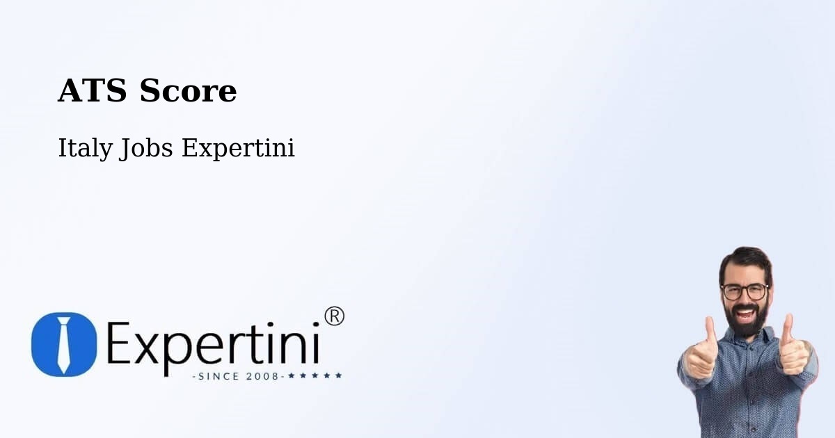 Resume ATS Score & Job Description Match Tool – Corrido - Italy Jobs Expertini