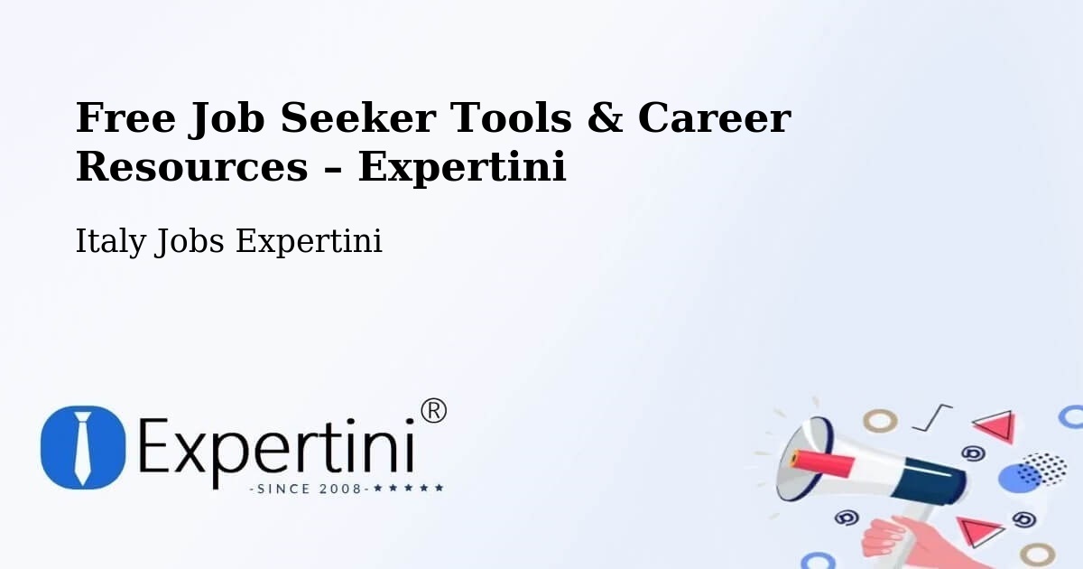 Free Job Seeker Tools & Career Resources – Corrido - Corrido, Italy Jobs Expertini